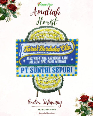Papan Bunga Duka di Kosambi Barat
