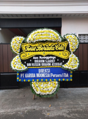 Papan Bunga Duka di Kosambi Barat